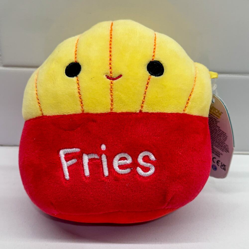 NWT, 2020 Floyd the French Fries, 5" Squishmallow Food Squad #449 Claires Excl.